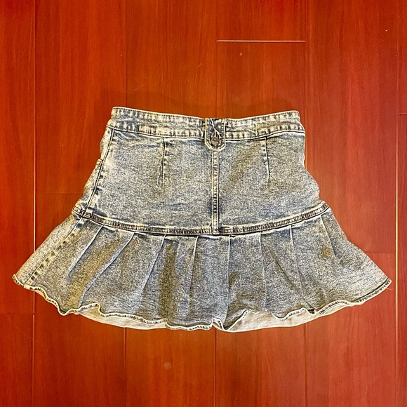 Denim Ruffle Skirt - Picture 2 of 2
